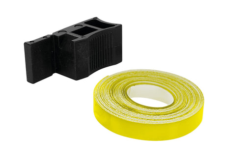 Lampa Wheel Stripe Fluo, profilo adesivo per cerchi ruota - Giallo 90527