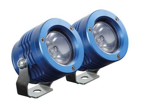Lampa O-Lux, coppia fari ausiliari a led, 12V - Blu 90534