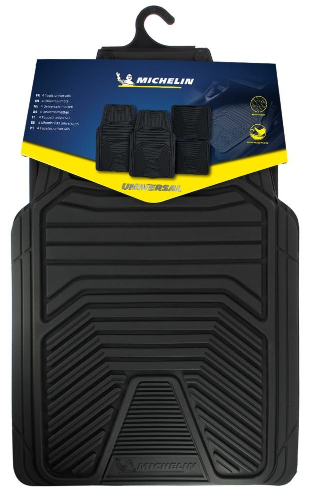 Juego de 4 alfombrillas de goma universales Michelin