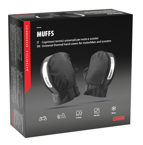 Lampa Muffs, coprimani termici universali per moto e scooter 91242