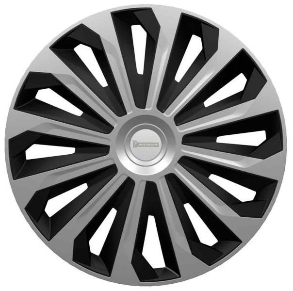 Michelin Satz mit 4 Radkappen, 14 Zoll, Modell 04, zweifarbig