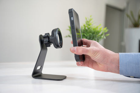 Optiline Mag Pro Stand, porta telefono magnetico da casa / ufficio