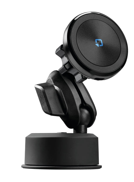 Optiline Mag Wireless Orbit, Porta telefono magnetico con ricarica wireless e attacco a ventosa adesiva