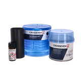 Crosseven Kit Riparazioni Bicomponente per Gommoni Neoprene-Hypalon 125ML