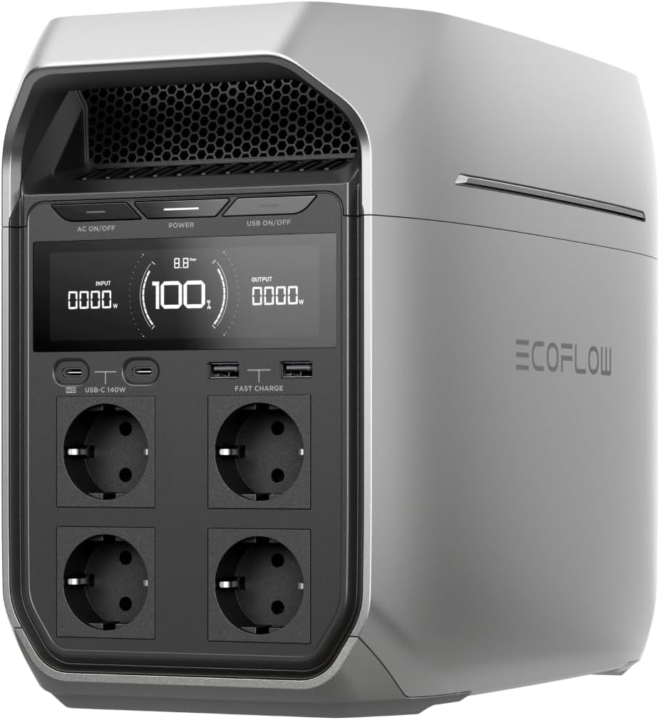 Power Station Portatile EcoFlow DELTA 3 PLUS