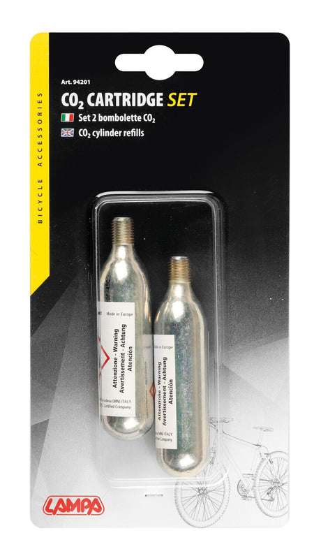 Lampa 2 bombolette di ricambio CO2 94201