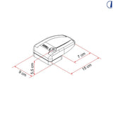 Fiamma Safe Door serratura aggiuntiva per porta camper e caravan Deep Black