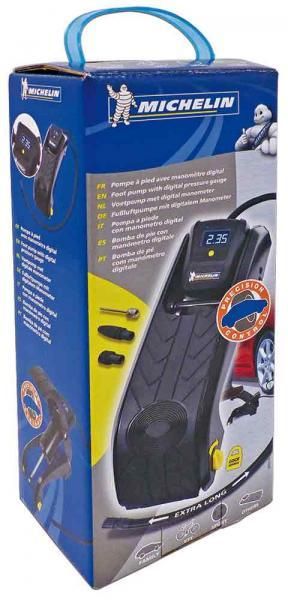 Michelin Pompa a pedale con manometro digitale