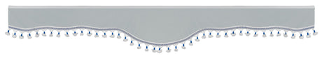 Lampa Luxury Smart, set tende in poliestere per camion - Argento/Blu 96033