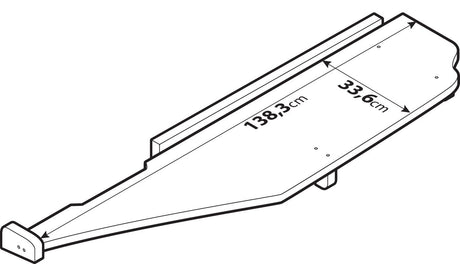 Tavolino cruscotto Centrale + Passeggero Actros MP4 09/11>09/19 cabina larga 96069
