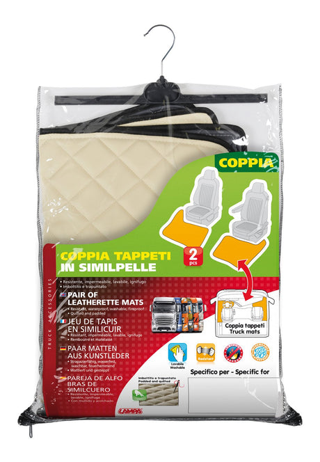 Coppia tappeti in Skeentex Panna Daf XF 105 (02/04>12/14) automatico, manuale 96101