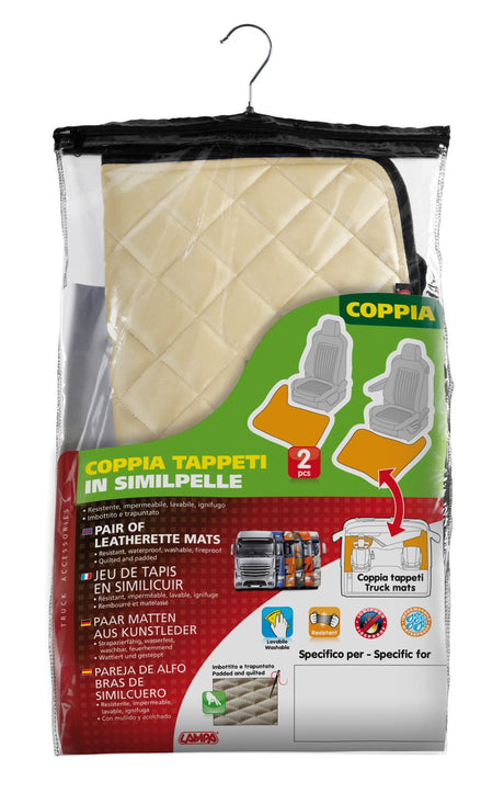 Tappettini Panna Iveco Stralis 08/06>12/12 aut.man.cab.lar. 96119
