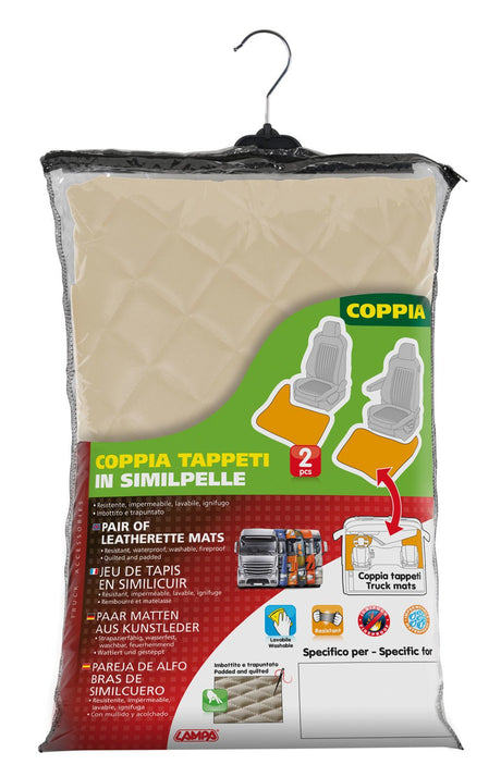 Tappettini Panna Actros MP4 09/11>09/19 cab.lar. sedile pass.piegh. 96137