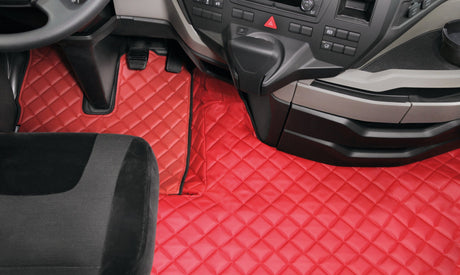 Tappeto centrale in Skeentex Rosso Man TGX (09/07>12/16) automatico, 1 cassetto 96368