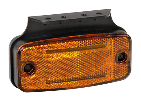 Lampa Luce ingombro con catarifrangente e staffa, 10/30V - 2 Led - Arancio 97021