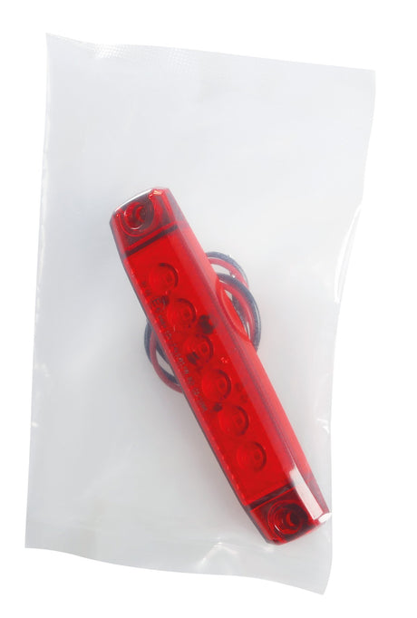 Lampa Set 20 pz, luce ingombro a 6 Led, montaggio in superficie, 12/24V - Rosso 97024