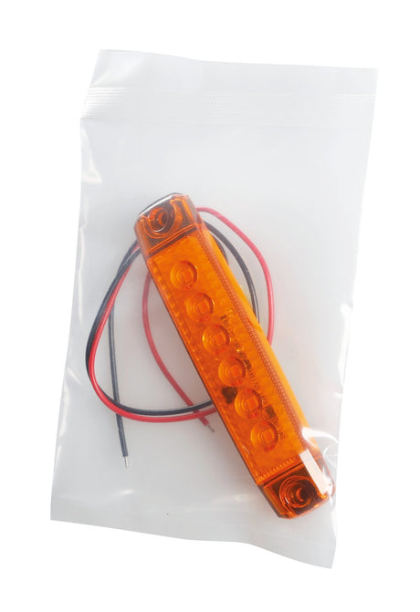 Lampa Set 20 pz, luce ingombro a 6 Led, montaggio in superficie, 12/24V Arancio 97025