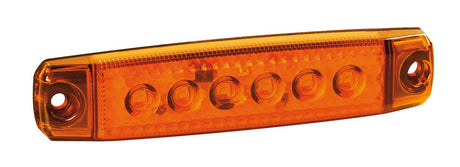 Lampa Set 20 pz, luce ingombro a 6 Led, montaggio in superficie, 12/24V Arancio 97025