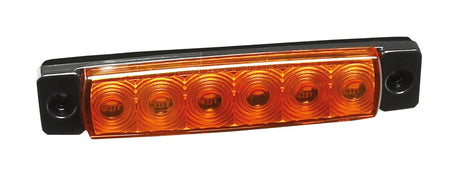 Lampa Luce ingombro - 6 Led - 12/24V - Arancio 97037
