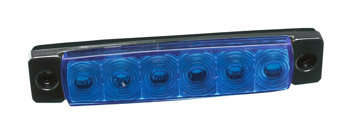 Lampa Luce decorativa - 6 Led - 12/24V - Blu 97039