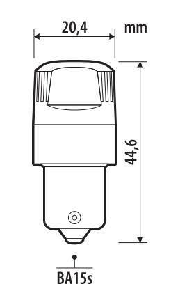 Pilot 24V Pro-User Series - (P21W) - BA15s - 2 pz - Scatola - Bianco - Doppia polarità - Resistenza incorporata
