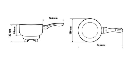 Lampa Electric Saucepan, pentola elettrica -  18 cm - 12V - 170W - 13A 97122