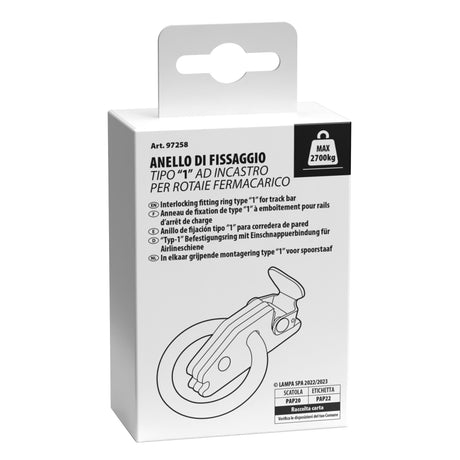 Lampa Anello di fissaggio per rotaie fermacarico ad incastro - Type 1 97258