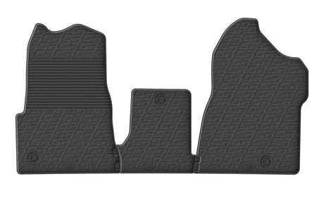 Lampa Set tappeti su misura in gomma - compatibile per Renault Master (07/24>) manuale, con panca 97313