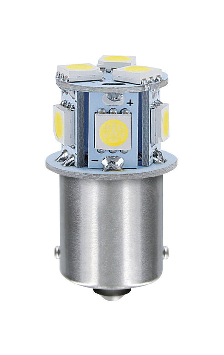 Pilot 24/28V Led Series - 8 SMD x 1 chip - (P21W) - BA15s - 20 pz - Scatola - Bianco - Doppia polarità