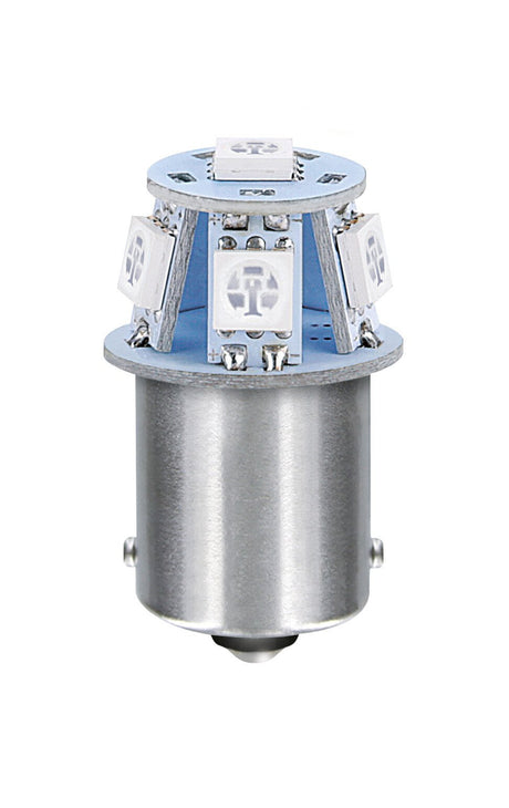 Pilot 24/28V Led Series - 6 SMD x 1 chip - (R5W) - BA15s - 20 pz - Scatola - Blu - Doppia polarità