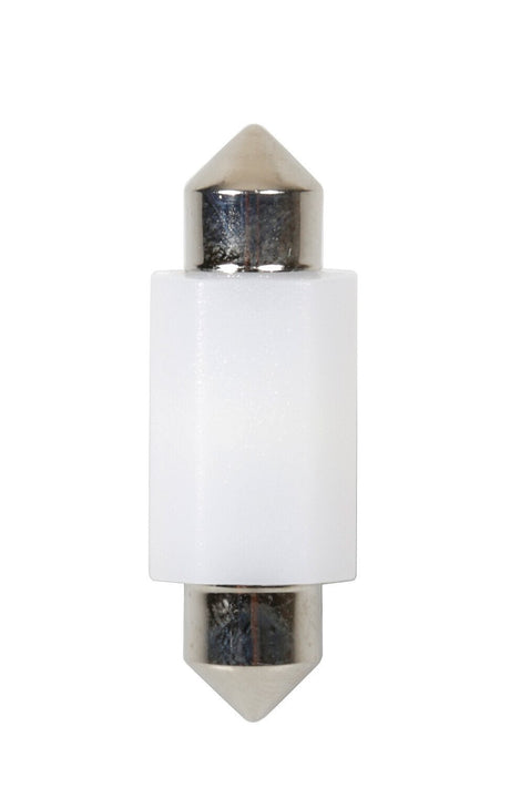 Pilot 9/32V Led Series 2 SMD x 1 chip - 12x36 mm - SV8,5-8 - 20 pz - Scatola - Bianco - Doppia polarità - Resistenza incorporata