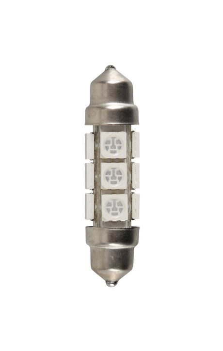 Pilot 24/28V Led Series - 12 Led SMD - 11x43 mm - SV8,5-8 - 20 pz - Scatola - Verde - Doppia polarità
