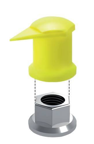 Lampa Indicatori di movimento per dadi ruote, set 20 pz -  32 mm 97620