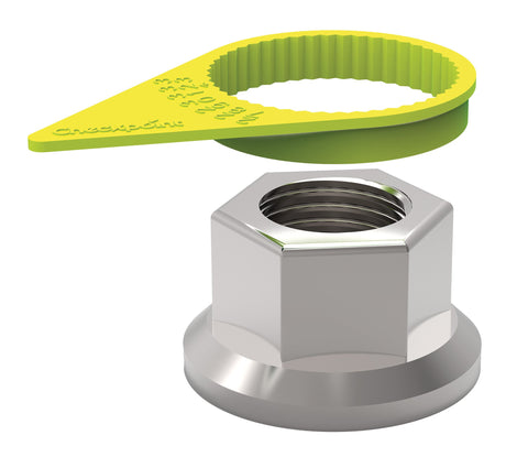 Lampa Checkpoint indicatori serraggio dado ruota set 20 pz 30 mm Giallo fluo 97629