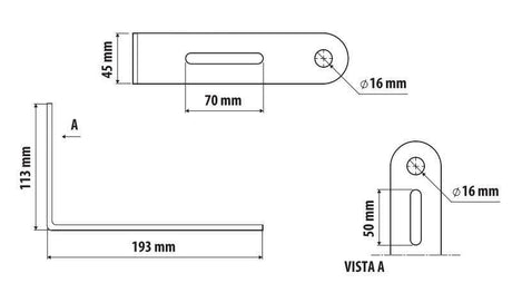 Lampa Staffa per antenna CB - Universale 97726
