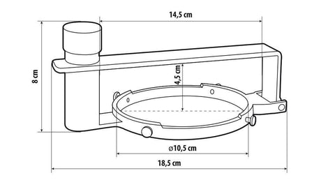 Lampa T-Block, antifurto carburante -  80 mm 97790