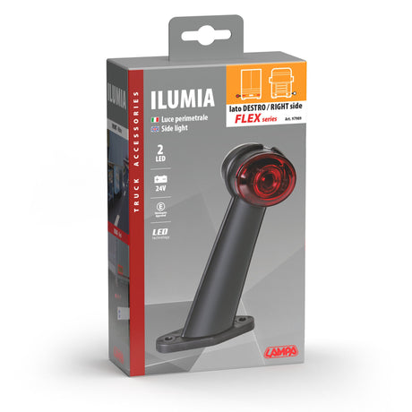 Lampa Ilumia, luce perimetrale a 2 Led, 24V - 60 - Flex - Destra 97909
