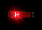 Lampa Luce ingombro con catarifrangente - 3 Led - 24V - Rosso 97915
