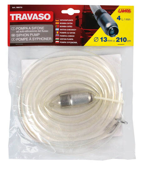 Lampa Travaso, pompa a sifone automatica - S -  14 mm - 210 cm 98070