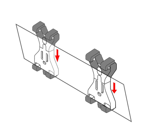 Lampa Clips portatarga per rimorchi 98084