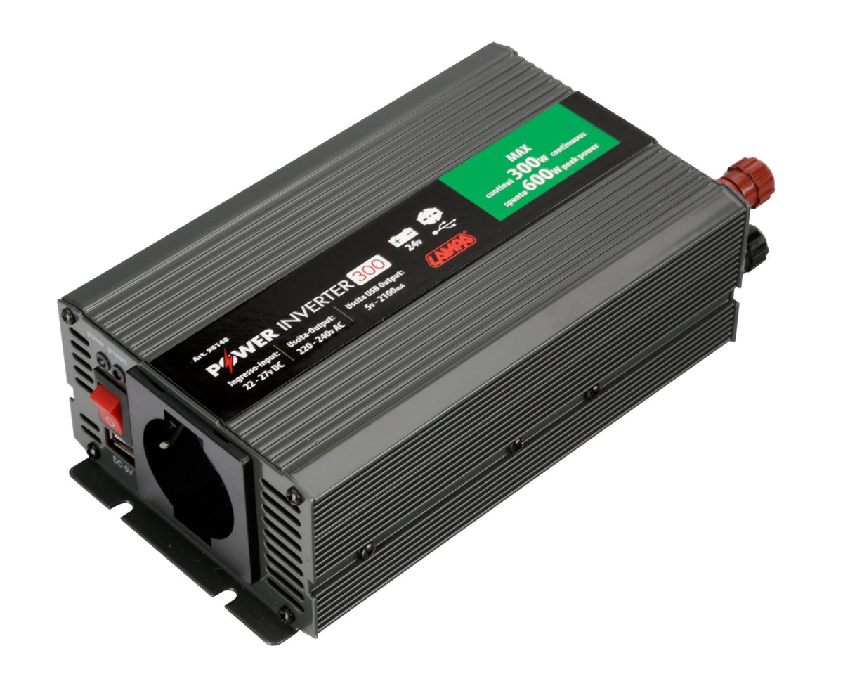 Inverter 24V 220V 300W per camion  Lampa Power Inverter 300 98148