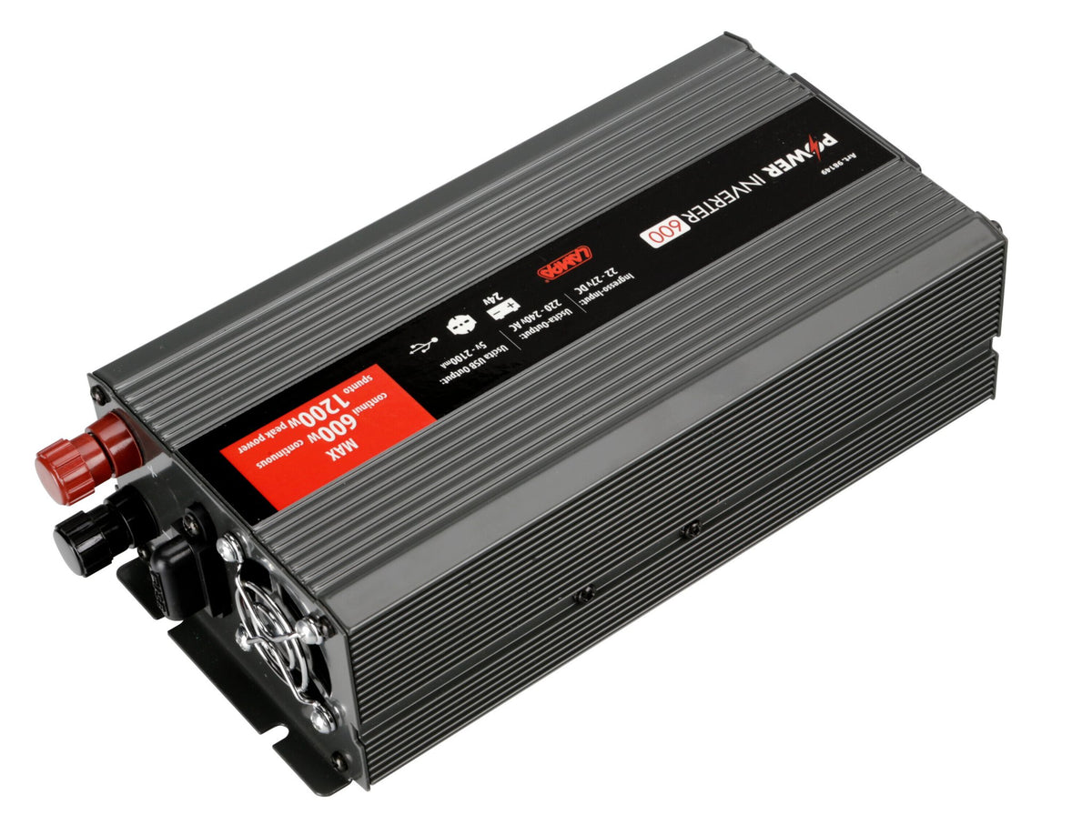 Inverter 24V 220V 600W per camion  Lampa Power Inverter 600 98149