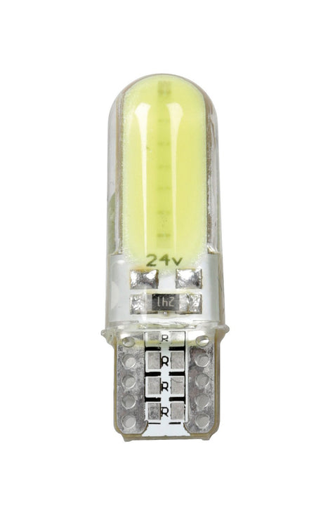 Lampa 24-30V Mega-Led 24 2 SMD x 12 chip (T10) W2,1x9,5d 20 pz Busta Bianco 98362