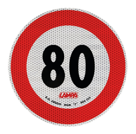 Lampa Contrassegno limite velocità - 80 Km/h 98442