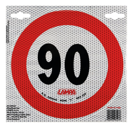 Lampa Contrassegno limite velocità - 90 Km/h 98443