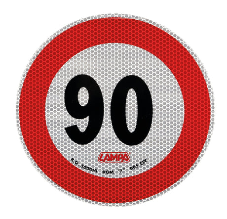 Lampa Contrassegno limite velocità - 90 Km/h 98443