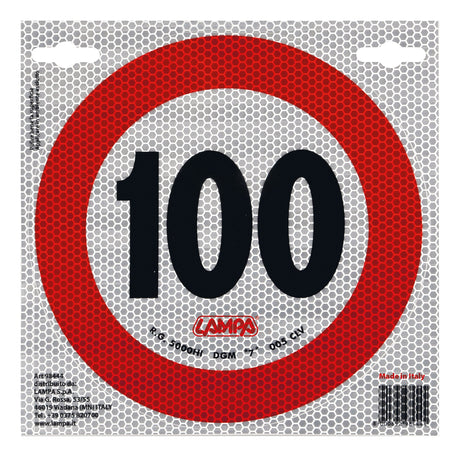 Lampa Contrassegno limite velocità - 100 Km/h 98444