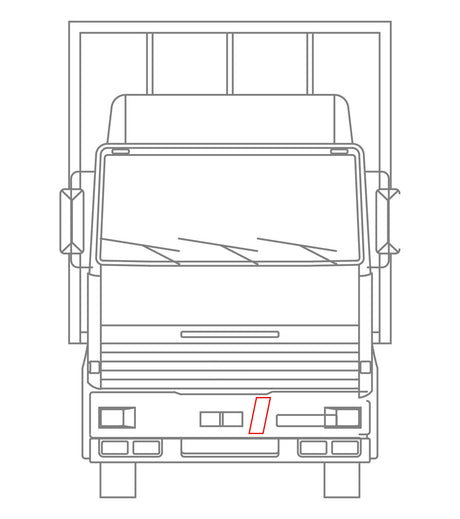 Lampa Kit contrassegni adesivi, 2 pz - Trasporto merci conto terzi 98449