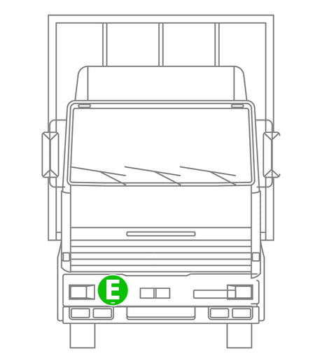 Lampa Contrassegno adesivo - E - Veicolo ecologico 98454