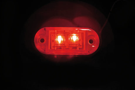 Lampa Luce ingombro a 2 Led, 24V - Rosso 8483 98483